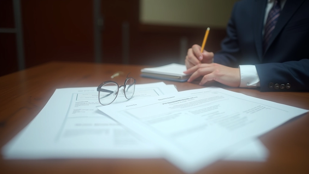 Документы о лицензировании риэлтора и сертификаты на столе офиса