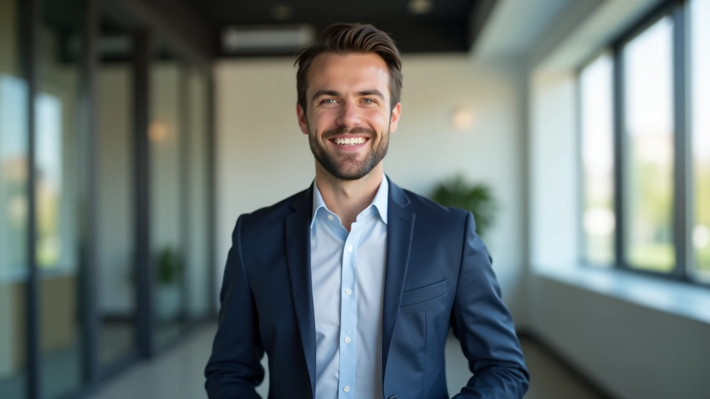 Профессиональный риэлтор обсуждает условия сделки с клиентом в современном офисе