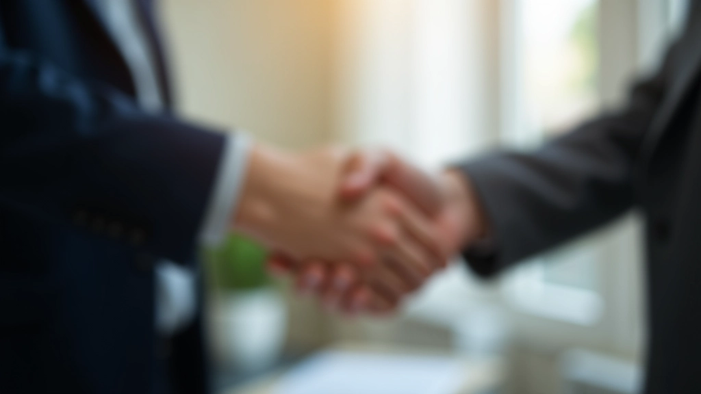 Деловые люди пожимают руки в знак согласия после переговоров